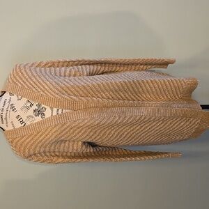 Tan Printed Cardigan